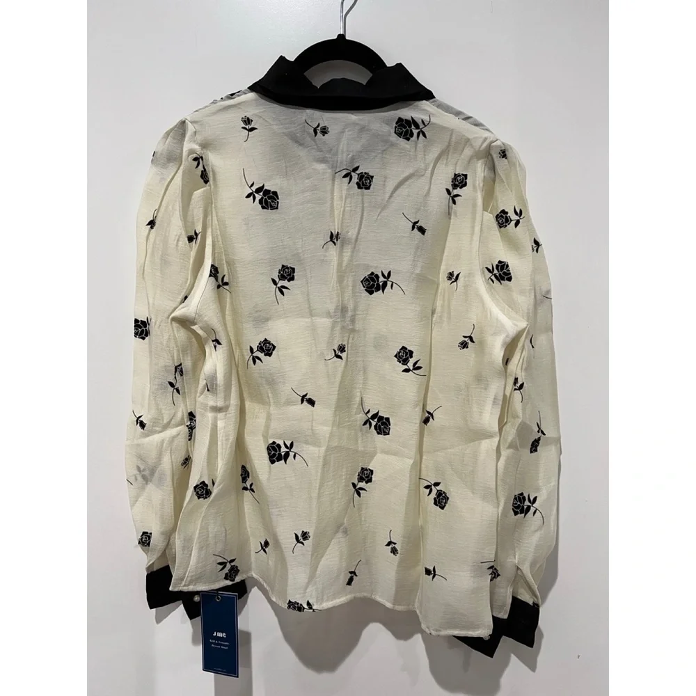 J.ing Mariela White Bow Blouse - Picture 7 of 7